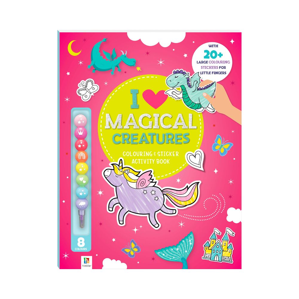 Hinkler I Love Magical Creatures: Colouring & Activity Book