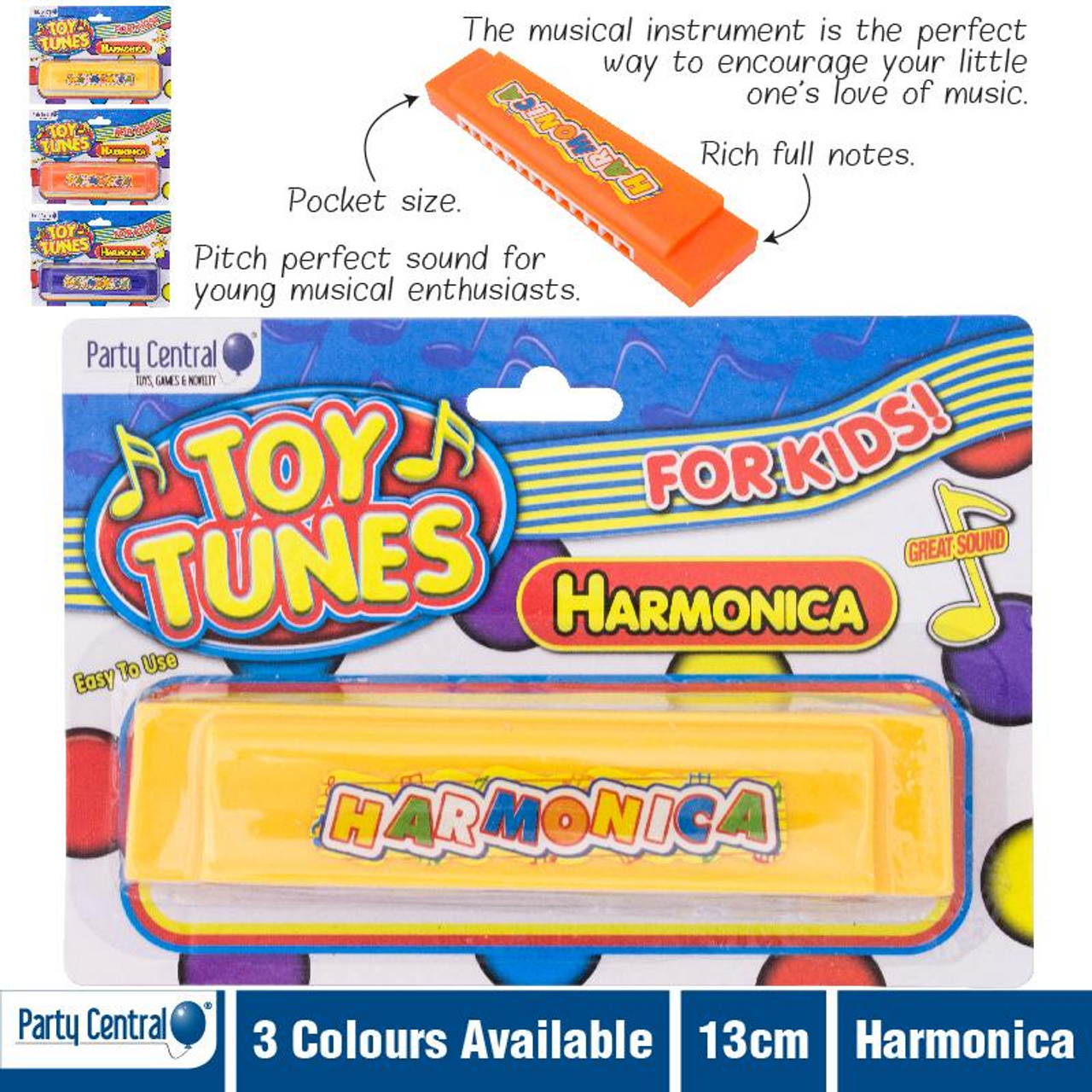 Party Central Harmonica