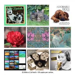 2023 Square Wall Calendar by The Gifted Stationery - Assorted Designs - Mix A