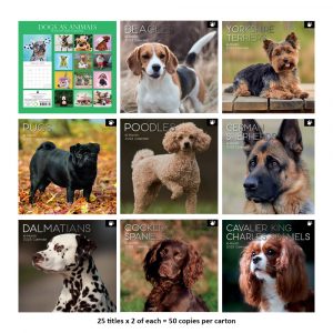 2023 Square Wall Calendar by The Gifted Stationery - Assorted Designs - Mix D