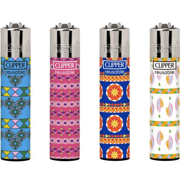 Clipper Lighter Tray Hippie Colorful