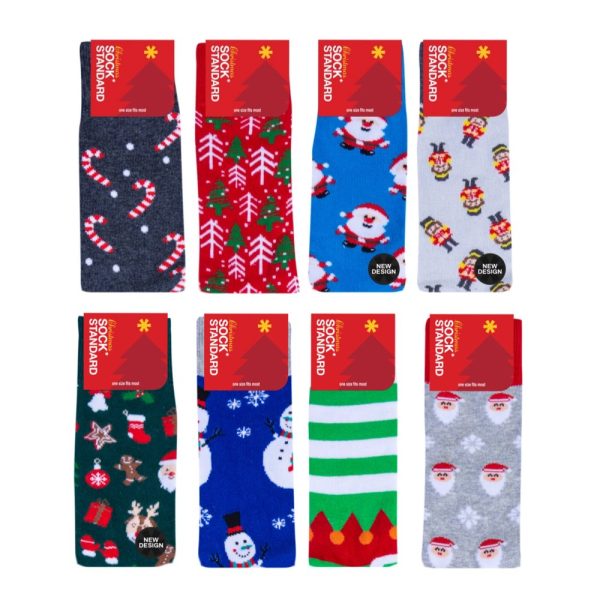 Novelty Crew Socks Xmas Set - Top Up