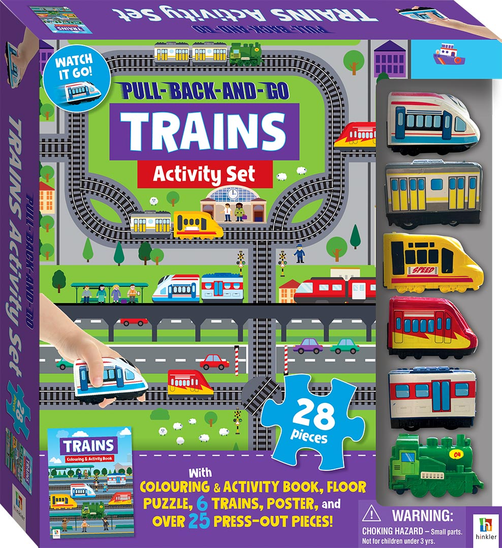 Pull-Back-and-Go Kit: Trains