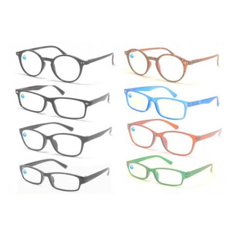 Blue Light Filter Reading Glasses - Assorted Designs +1.50
