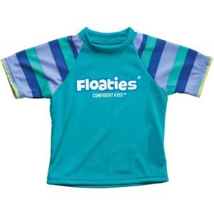 Floaties Rash Vest - 2-4 years - Green Striped