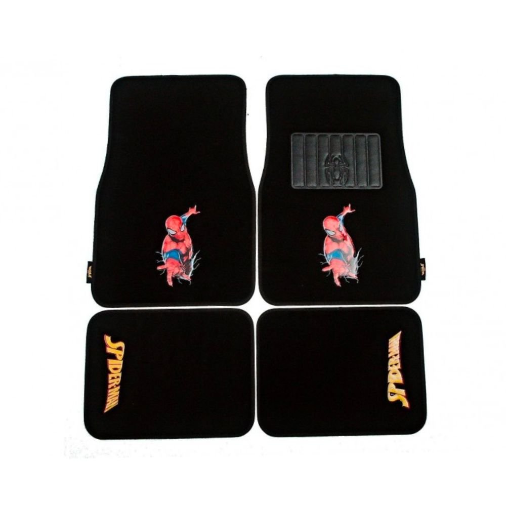 Marvel Avengers 4-Piece Car Mat Set - Spider-Man