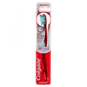 Colgate 360° Optic White Toothbrush - Medium