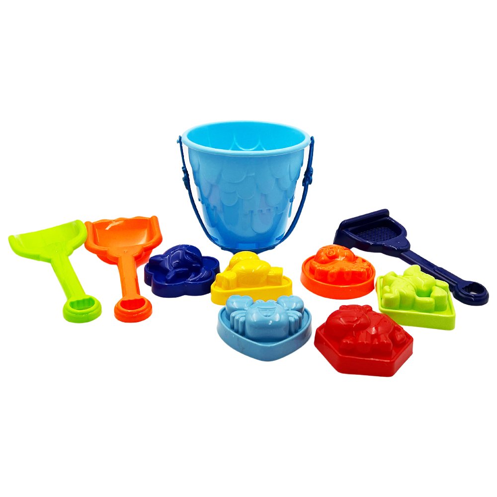 10 Piece Beach Bucket Set
