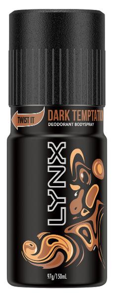 Lynx Dark Temptation Deodorant - Body Spray - 100g/150ml