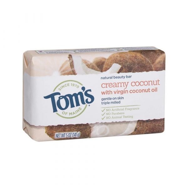 Tom's of Maine Natural Beauty Bar Creamy Coconut - 141g