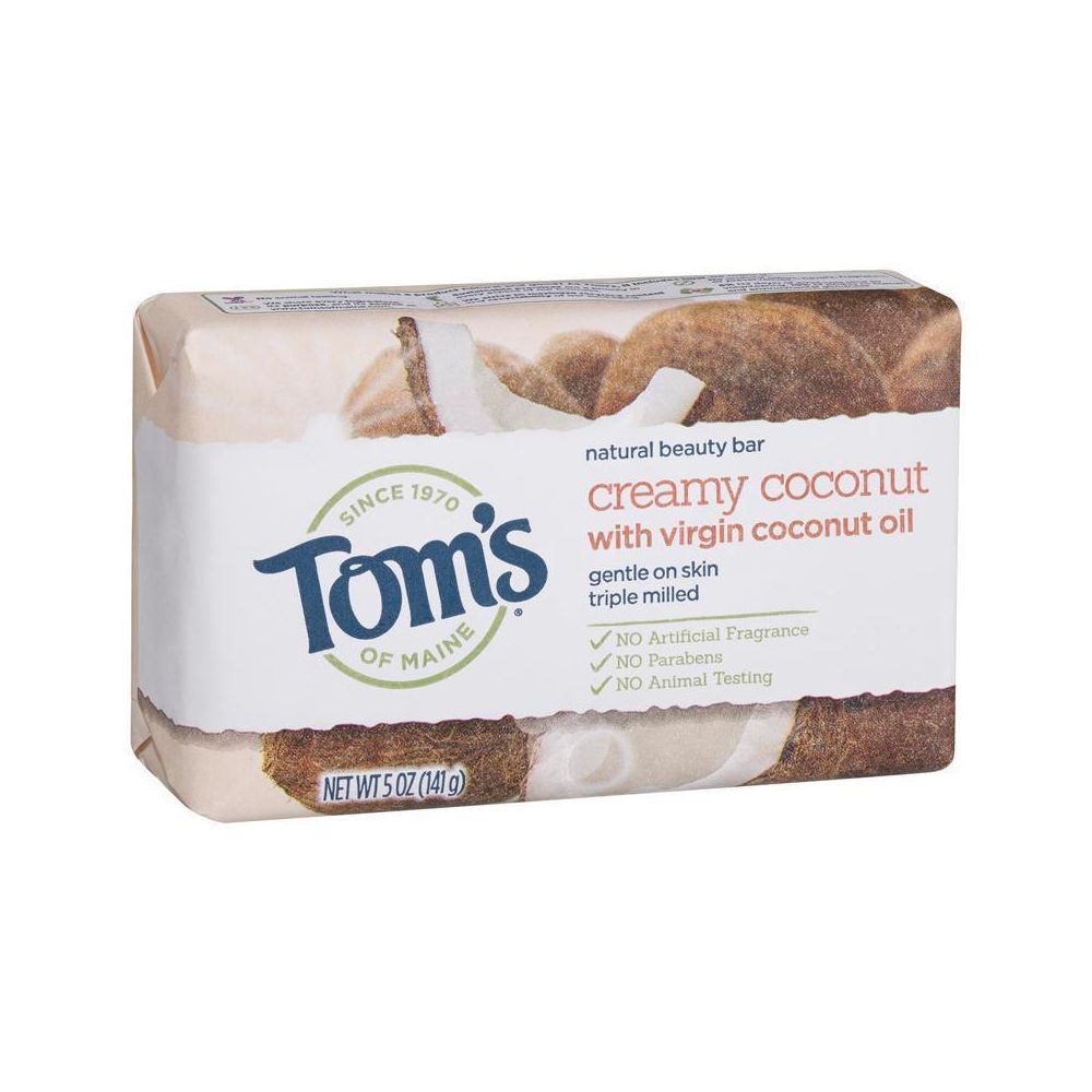 Tom's of Maine Natural Beauty Bar Creamy Coconut - 141g