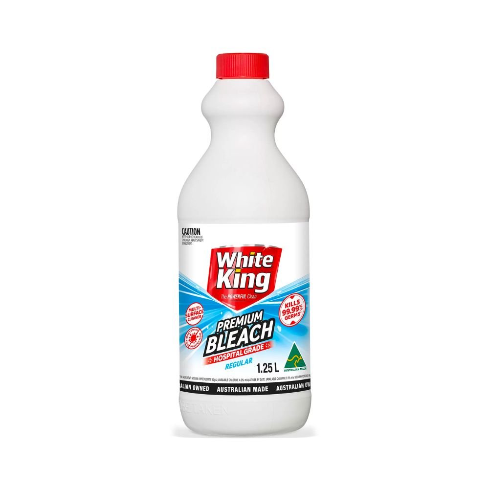 White King Premium Bleach Regular 1.25L