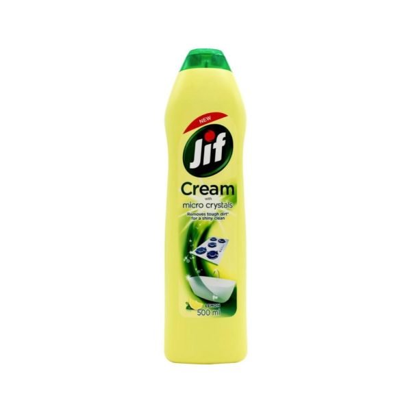 Jif Cream With Micro Crystals Lemon - 500ml