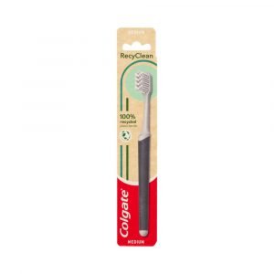 Colgate Recyclean Toothbrush 100% Recycled Plastic Handle - Medium