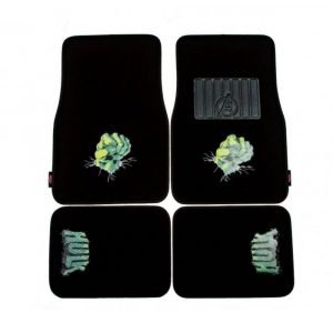 Marvel Avengers 4-Piece Car Mat Set - Hulk