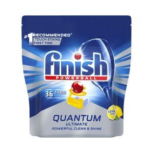 Finish Powerball Quantum Ultimate Dishwasher Tablets Lemon Sparkle - 36 pack