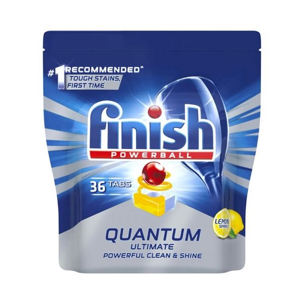 Finish Powerball Quantum Ultimate Dishwasher Tablets Lemon Sparkle - 36 pack