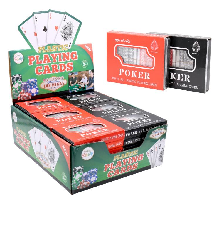 Plastic Coated Playing Cards - 2 Pack