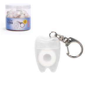 Kikkerland Tooth Floss Keychain