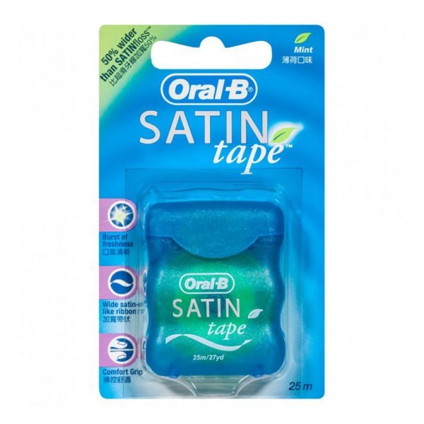 Oral-B Dental Floss Satin Tape Mint - 25m