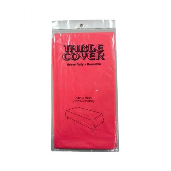 Reusable Table Cover - 137x274cm - Red