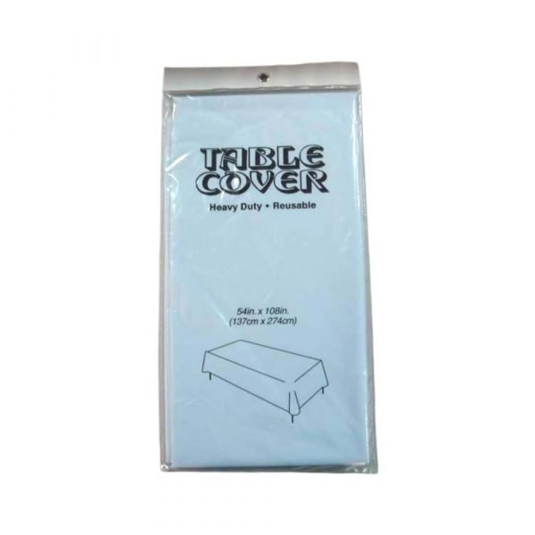 Reusable Table Cover - 137x274cm - Light Blue