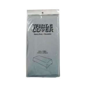 Reusable Table Cover - 137x274cm - Silver