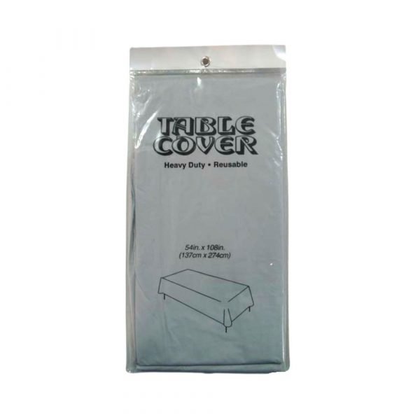 Reusable Table Cover - 137x274cm - Silver