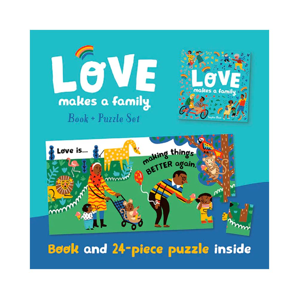 Love Makes a Family Book and Puzzle Set