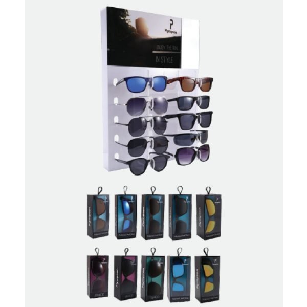 Plympton Sunglasses Gondola Package - 70 Piece