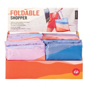 IS Gift Foldable Shopper - Abstract Tones (Assorted)