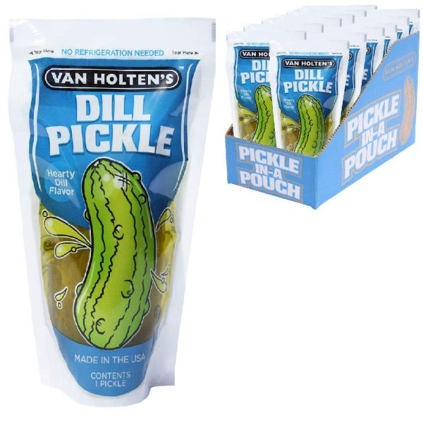 Van Holten's Jumbo Dill Pickle-In-A-Pouch - CDU