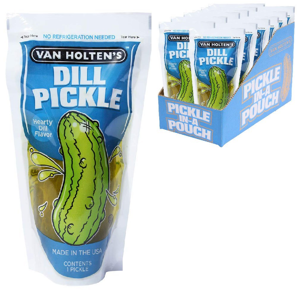 Van Holten's Jumbo Dill Pickle-In-A-Pouch - CDU