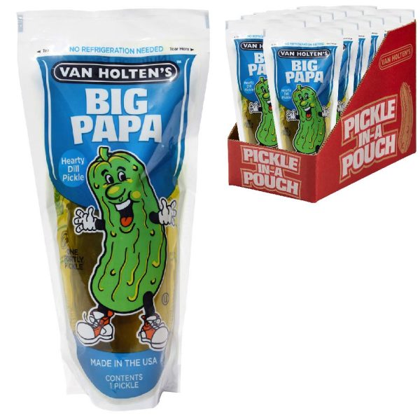 Van Holten's Big Papa Hearty Dill Pickle-In-A-Pouch - CDU