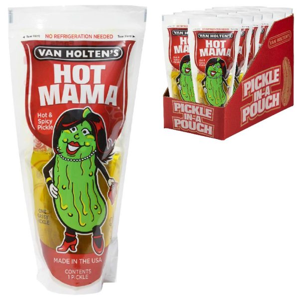 Van Holten's Hot Mama Spicy Pickle-In-A-Pouch - CDU