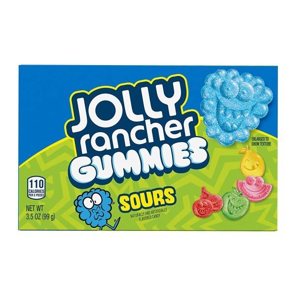 Jolly Rancher Sour Gummies Original Flavors Theater Box 99g
