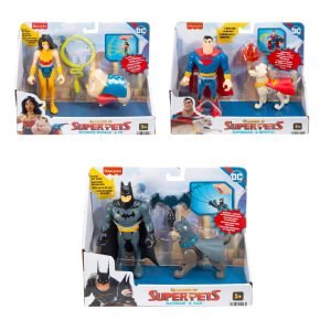 Fisher-Price DC League of Super-Pets Super Hero & Pet Figures - Assorted