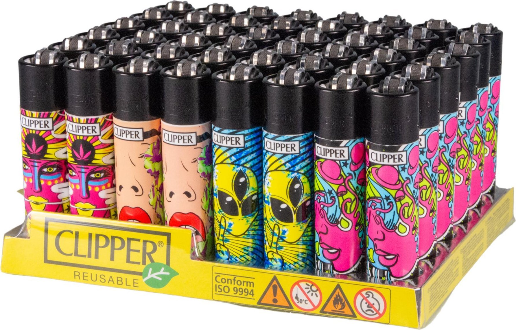 Clipper Lighter Tray Psychedelic