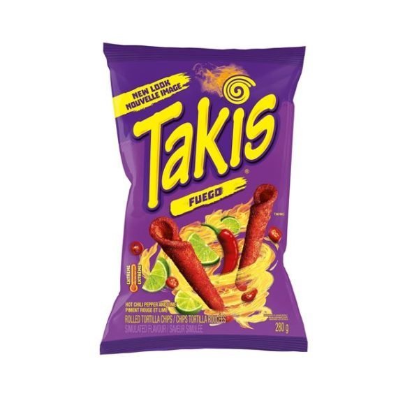 Takis Fuego Hot Chilli Pepper & Lime Tortilla Chips 280g(DISCONTINUED)