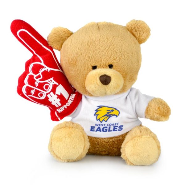 AFL West Coast No 1 Supporter Bear - 15cm