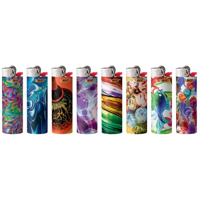 Bic Lighters Print - Blown Glass