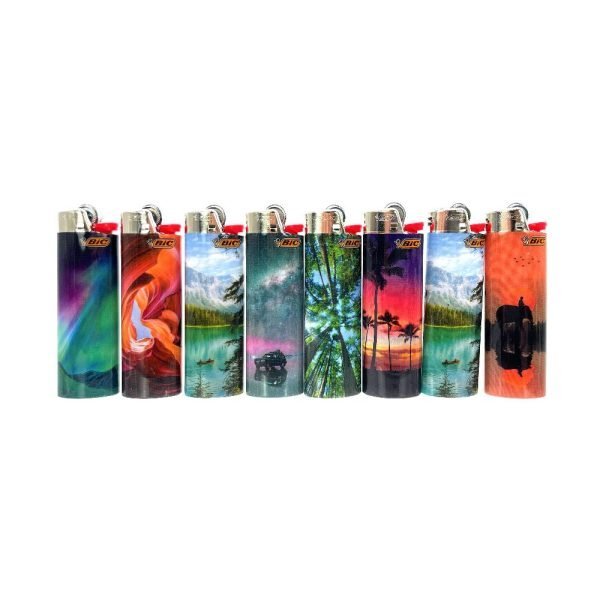 Bic Lighters Print - Landscapes