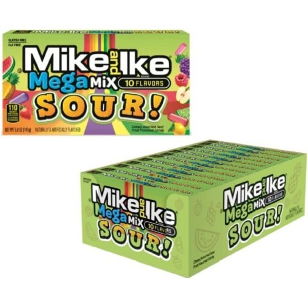 Mike & Ike Sour Mega Mix Candy 120g