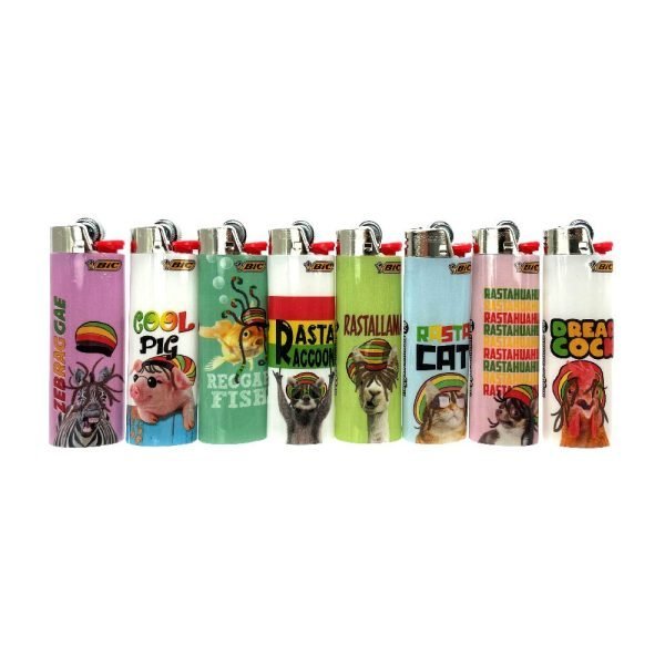 Bic Lighters Print - Raggae Animal