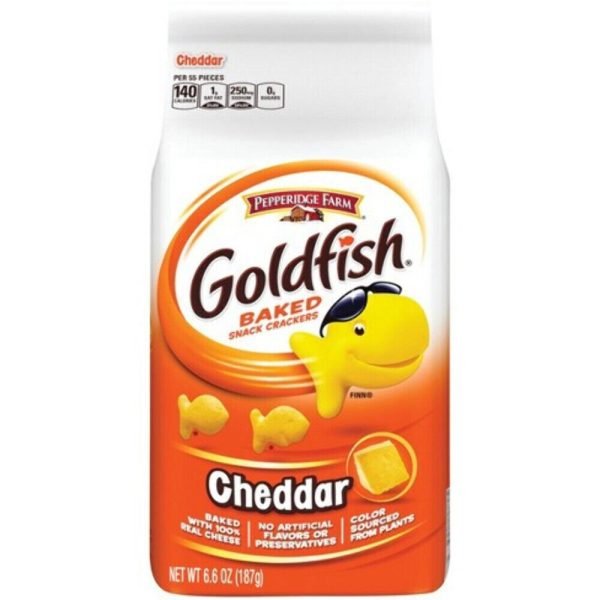 Goldfish Baked Cheddar Snack Crackers 187g