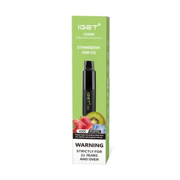 IGET Legend Disposable Vape - Strawberry Kiwi Ice - 4000 Puffs