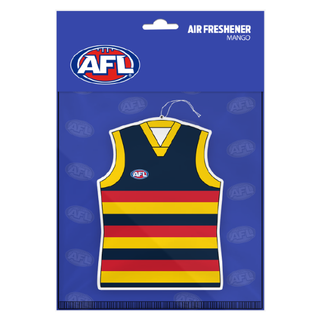 Licenced AFL Air Freshener Adelaide Crows Guernsey