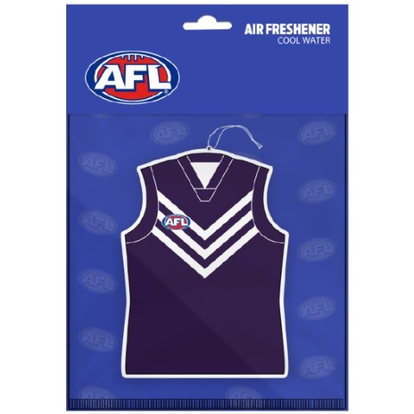 Licenced AFL Air Freshener Fremantle Guernsey