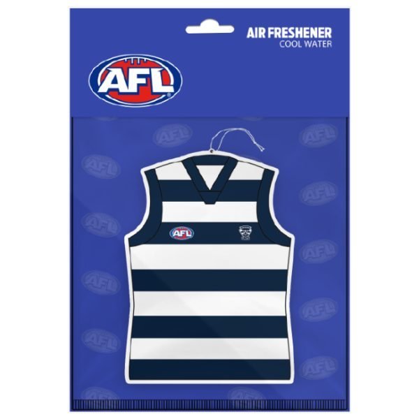 Licenced AFL Air Freshener Geelong Guernsey