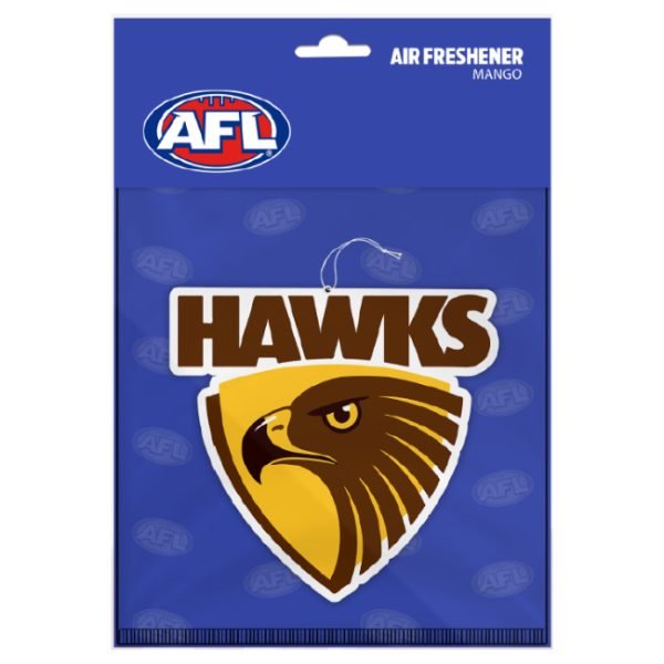 Licenced AFL Air Freshener Hawthorn Logo
